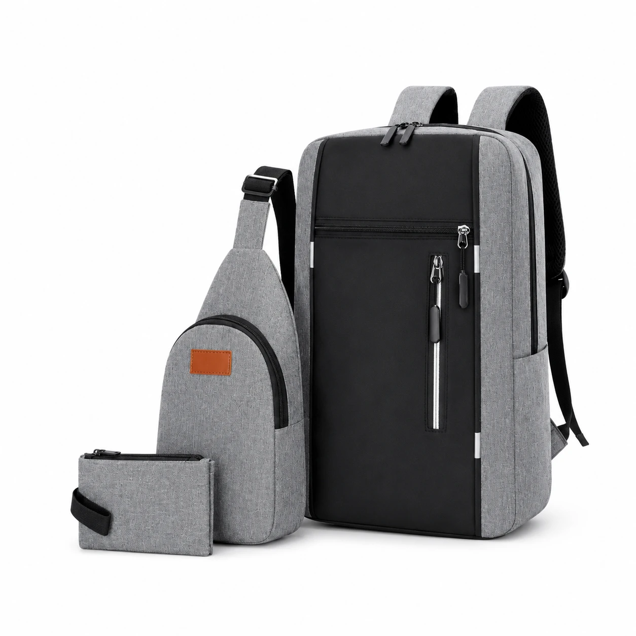 Premium BackPck (3 Pic - Gray)